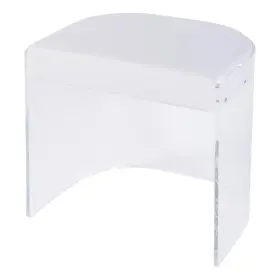 Bl-4754-2934601 Beaumont Lane Contemporary 20 Inch Seat Height Acrylic Accent Stool - Clear