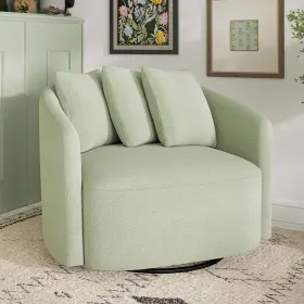 2772-6064f-80k-sg Beautiful Drew Chair By Barrymore Sage Boucle