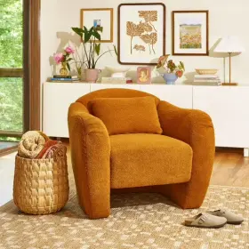 Ls-bt-017 Beautiful Barrymore Teddy Accent Chair By Drew Adult