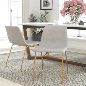 Ffif13762 Bellevue Ellis Set Of 2 18 Inch W Retro Modern Faux