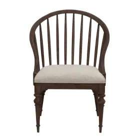 Hmif31970chsm Bellevue Hmif31970 Eleanor 27 Inch Rubberwood Framed Chair - Chimney Smoke