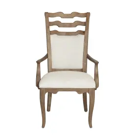 Hmif80000natwd Bellevue Hmif80000 Maggie 24 Inch W Polyester Arm Chair - Natural Wood