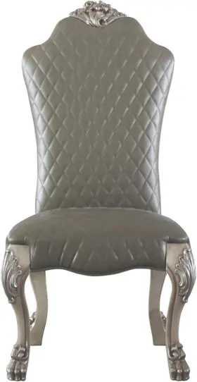 Bm225880 Benjara New High Back Leatherette Chair Set 2 Was 1095