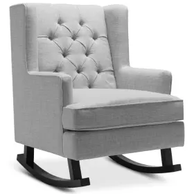 Sky6400 Best Choice Products Tufted Upholstered Wingback Rocking Chair