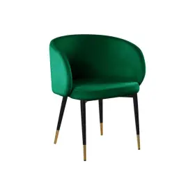 Hx009grc Best Master Furniture Hazel Green Velvet Side Chair