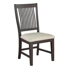 Best Quality Furniture D160-sc1 Rustic Brown Wood Dining Chairs With Beige Upholstery Single