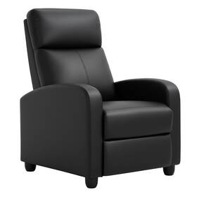 Bestmassage 195030179779 Recliner Chair 33 Inches X 27 39 Pu Dark Black