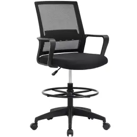 Oc-df846-all Bestoffice Drafting Chair Tall Office Adjustable Height With Lumbar Support Arms Foot