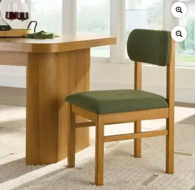 04894165028230 Better Homes & Gardens 2 Pack - And Juliet Dining Chairs Light Honey Finish/olive