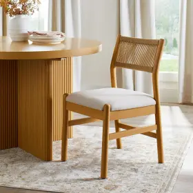 04894165028247 Better Homes & Gardens Fluted Dining Chairs 2 Pack Pine And Cream