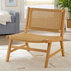 Better Homes & Gardens 764053573606 And Vista Woven Accent Chair Handwoven Rubberwood Frame
