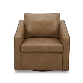 Better Homes & Gardens 840697170972 And Steele Leather Swivel Chair Camel