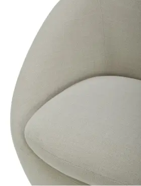 Bhs336211066027 Better Homes & Gardens Beautiful 360 Traditional Mira Swivel Chair With Soft Foam Seat Cushion Linen