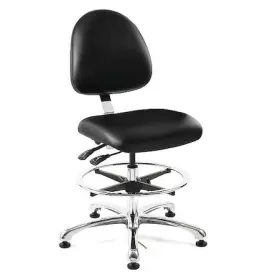 9351m-e-bkv Bevco Vinyl Task Chair 22 Inch To 29-1/2 Black