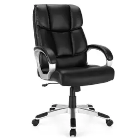 Big Tall Adjustable High Leather Executive Computer Desk Chair 499853307666 And Back - Color
