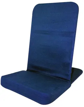 Bf-100 Bj Industries Blue Back Jack Floor Chair - Folding Backjack- Inc