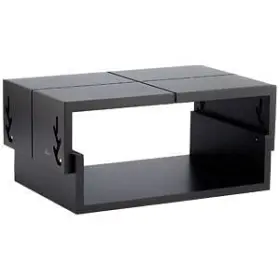 Black Adjustable Level Ergonomic Monitor Stand 606114586784 Five