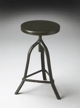 Black Solid Wood Iron Backless Adjustable Height Bar Chair 512822869087 And