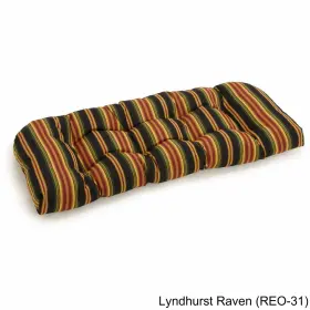 93180-ls-reo-31 Blazing Needles 42-inch By 19-inch U-shaped Solid Spun Polyester Tufted Settee/b