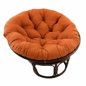 Blazing Needles 93312-tw-sp 44-inch Solid Twill Papasan Cushion Fits 42-inch Frame - Spice