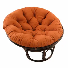93312-tw-sp Blazing Needles 44-inch Solid Twill Papasan Cushion Fits 42-inch Frame - Spice