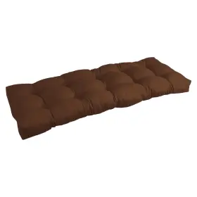 951x19bf-tw-ch Blazing Needles Twill Tufted Bench Cushion Chocolate 51 Inch X 19
