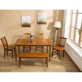 Boraam 15119861 Set Of 2 Shaker Dining Chair Wood/brown -