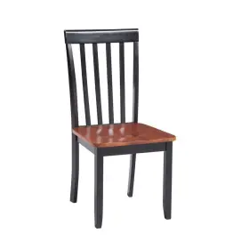 21031 Boraam Dining Chair 37.75 Inch Wood High Back Armless Farmhouse Style Black/cherry