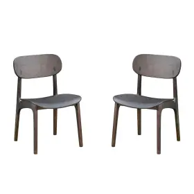 60018 Boraam Solvang Dining Chairs Set Of 2 Carbonite Finish