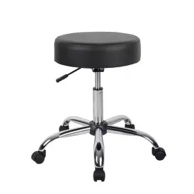 Boss Office Products 744759241283 Black Caressoft Medical Stool Spa Well Adjustable Cushion