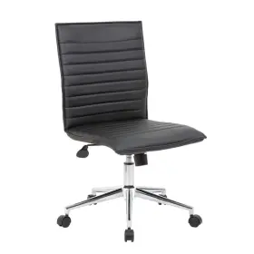 B9534c-bk Boss Office Products Black Contemporary Armless Desk Chair