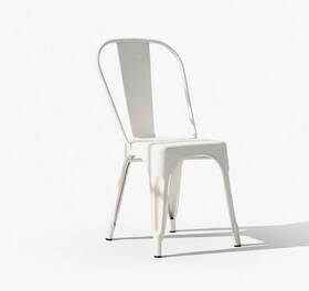 Bowery Hill Bh-1521511 Metal Dining Chair White