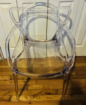 Bh-1521709 Bowery Hill Transparent Stacking Side Chair