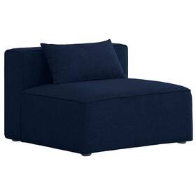 Bowery Hill Bh-4752-2456806 Contemporary Upholstered Navy Durable Linen Modular Component