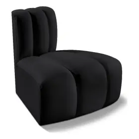 Bh-4752-2748468 Bowery Hill Contemporary Soft Black Vegan Leather Reverse Corner
