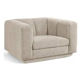 Bowery Hill Bh-4752-3024328 Contemporary Soft Beige Fabric Upholstered Chair