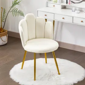 Lc001bgp Bowthy Vanity Chair For Makeup Room - Midcentury Modern Accent Living Be