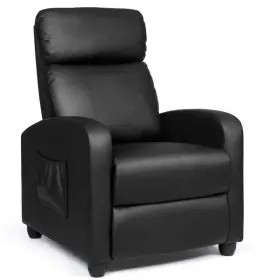 Wfsq-15sp10 Boyel Living 27 Inch Width Big And Tall Black Leather Adjustable Headrest 3
