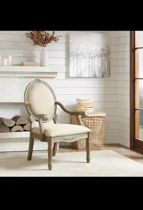 249-08-0010 Brentwood Exposed Arm Accent Chair Modern Comfort And Style