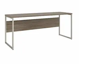 Hyd373pg Bush Business Furniture Hybrid 72 Inch W X 24 D Computer Table Desk With Metal Legs