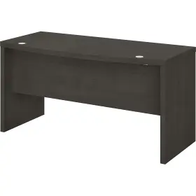 Ki60305-03 Bush Business Furniture Echo 60w Bow Front Desk Charcoal Maple