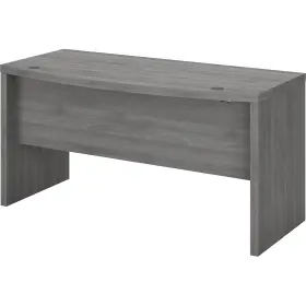 Ki60405-03 Bush Business Furniture Echo 60w Bow Front Desk Modern Gray