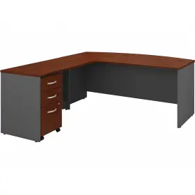Src084hcsu Bush Business Furniture Series C 72 Inch W L-shaped Desk With 48 Return And Mobile