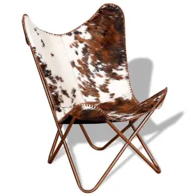 Butterfly Chair Brown White 718475525783 And