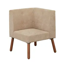 87667050 Buylateral Playmate Corner Chair Beige -