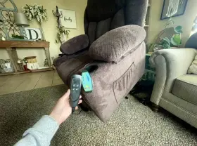 8001-2 Cabzoon Dual Motor Large Power Lift Recliner Chair For Elderly With Heat And Massage Lay