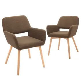 Canglong 897123200815 Velvet Leisure Modern Living Dining Room Accent Arm Chairs Club Guest With So