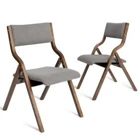 Canglong 897123201881 Modern Folding Chairs Foldable Dining Set Of 2 For Kitchen