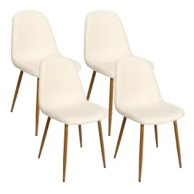 Canglong 897123203816 Velvet Cushion Seat Back Mid Century Modern Metal Legs For Kitchen Dining Ro