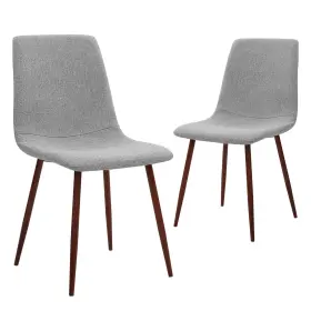 Ku-191202 Canglong Kitchen Fabric Cushion Seat Back Modern Mid Century Living Room Side Chairs